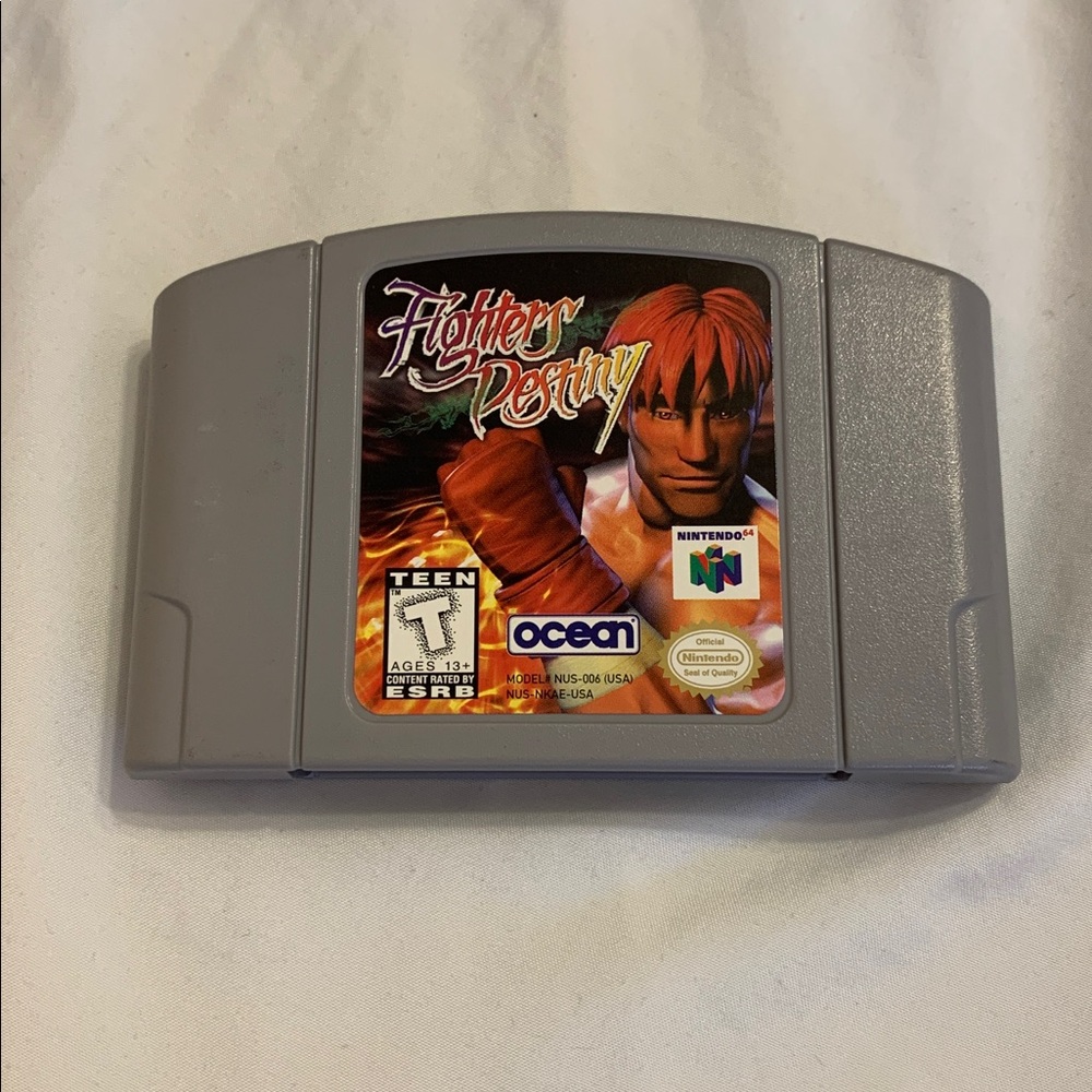 Nintendo 64 Fighters Destiny N64 Video Game